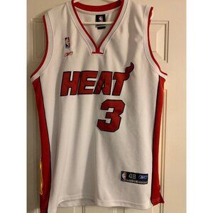 DWAYNE WADE #3 MIAMI HEAT NBA JERSEY SIZE 48